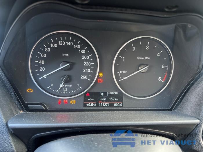 BMW 1 serie 116d 1.6 16V Efficient Dynamics Sloopvoertuig (2014, Zwart)