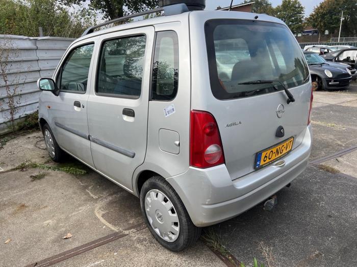 Opel Agila 1.2 16V Sloopvoertuig (2003, Grijs)