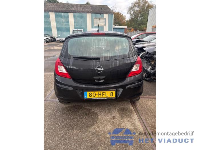 Opel Corsa D 1.4 16V Twinport Sloopvoertuig (2008, Zwart)