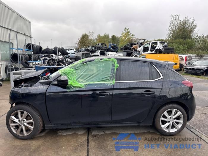 Opel Corsa F 1.2 Turbo 12V 100 Sloopvoertuig (2023, Zwart)
