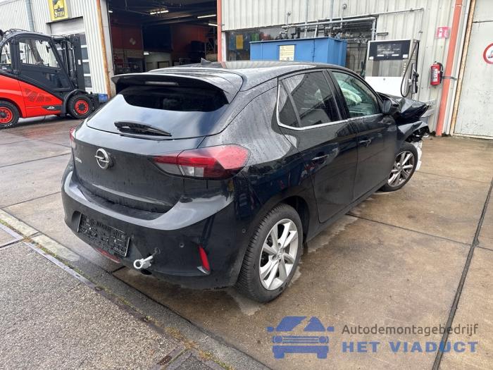 Opel Corsa F 1.2 Turbo 12V 100 Sloopvoertuig (2023, Zwart)