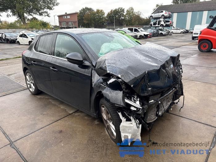 Opel Corsa F 1.2 Turbo 12V 100 Sloopvoertuig (2023, Zwart)