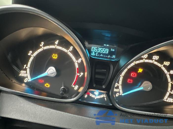 Ford Fiesta 6 1.0 SCI 12V 80 Sloopvoertuig (2014, Grijs)