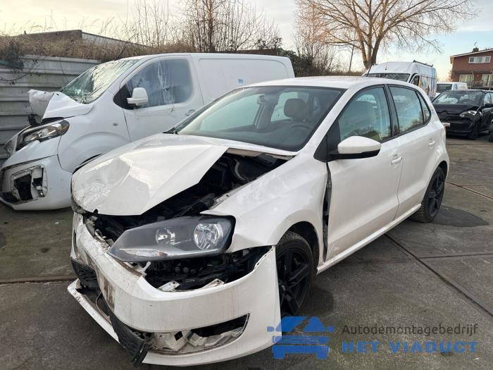 Volkswagen Polo V 1.2 12V BlueMotion Technology Sloopvoertuig (2009, Wit)