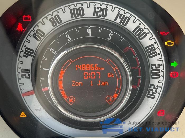 Fiat 500C 1.2 69 Sloopvoertuig (2012, Wit)