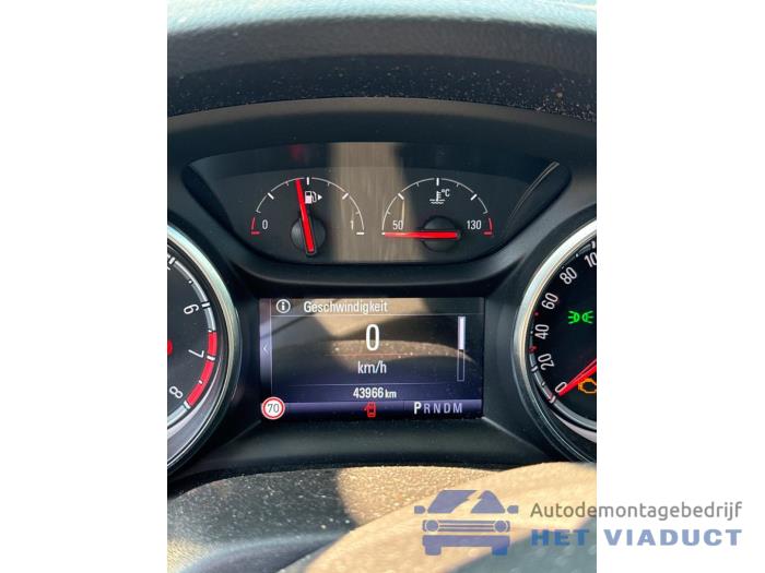Opel Astra K Sports Tourer 1.4 Turbo 16V Sloopvoertuig (2017, Zwart)