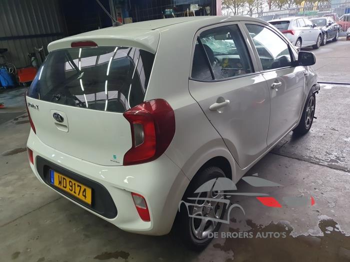 Kia Picanto 1.0 12V Sloopvoertuig (2019, Wit)