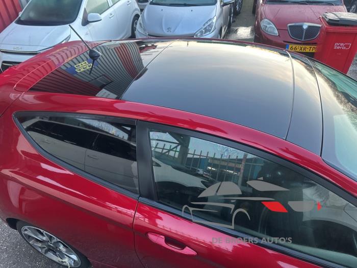 Ford Fiesta 7 1.0 EcoBoost 12V 140 Sloopvoertuig (2018, Metallic, Rood)