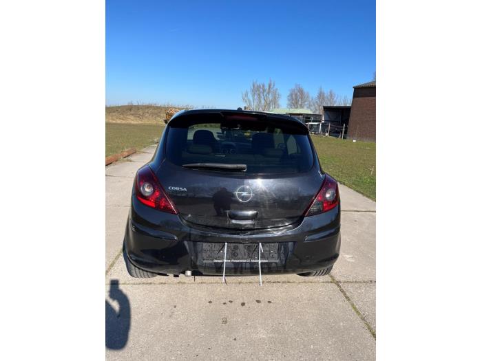 Opel Corsa D 1.2 16V Sloopvoertuig (2008, Zwart)