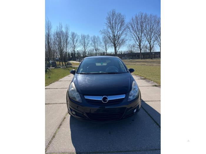 Opel Corsa D 1.2 16V Sloopvoertuig (2008, Zwart)