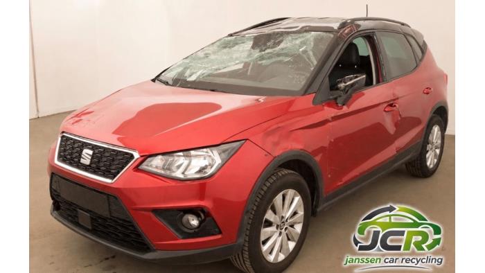 Seat Arona 1.0 TSI 12V Sloopvoertuig (2019, Rood, Zwart)