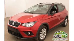 Seat Arona 1.0 TSI 12V Sloopvoertuig (2019, Rood, Zwart)