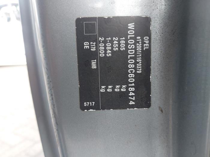 Opel Corsa D 1.2 16V LPG Sloopvoertuig (2012, Grijs)