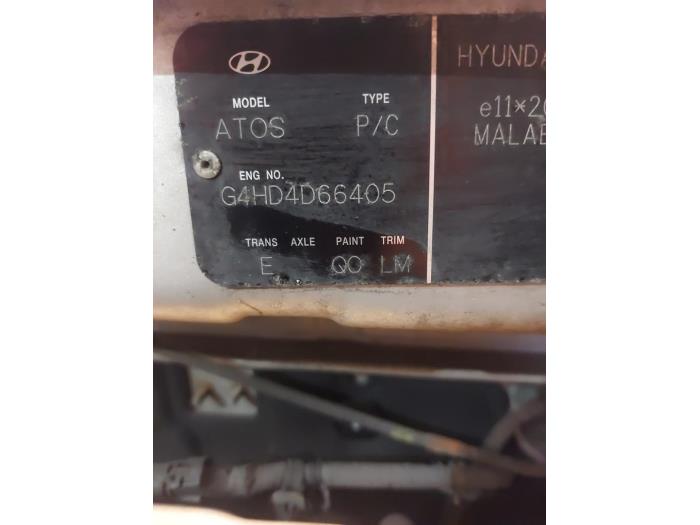 Hyundai Atos 1.1 12V Sloopvoertuig (2004, Grijs)