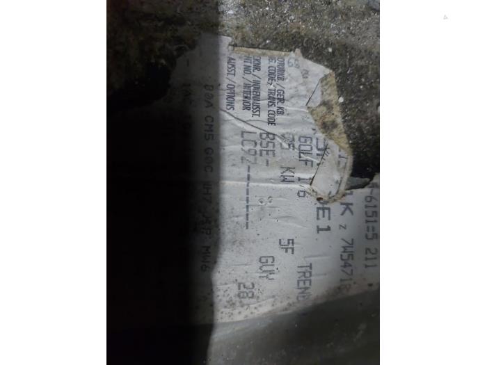 Volkswagen Golf Plus 1.6 Sloopvoertuig (2006, Zwart)